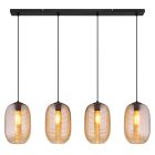 Bernstein design Pendelleuchte Glas, Arina