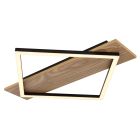 Schwarze design Deckenleuchte Metall, Beniamino, 18W, 3000K LED