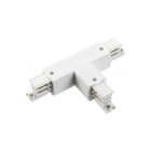 Weißes T-Stück, Erde links