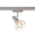 Industrielle 1 phase Schienen Lampe Weiß, Jaylano