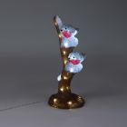 LED-Rotkehlchen auf einem Ast, für Innen und Außen