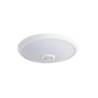 Kunststoff Deckenleuchte mit Sensor Weiß, Leopold, 14W, 4000K LED