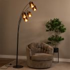 Rostfarbene Stehlampe Modern, Rankos, mit Schalter