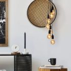 Schwarze Pendelleuchte Modern, Fix