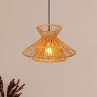 Rattan Pendelleuchte Braun, Tasman