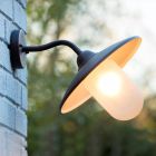 Rostfarbene Außenleuchte Landhaus, Aruba, IP44