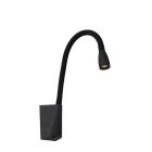 Schwarze Wandleuchte Modern, Galen, 3W, 3000K LED, mit Schalter