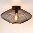 Schwarze Deckenlampe Modern, Mesh