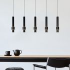 Schwarze Pendelleuchte Modern, Margary, 4,2W, 2700K LED
