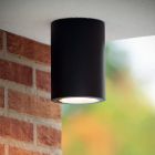 Schwarze Aufbauspot Modern, Volantis, IP54