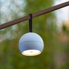 Weiße aufladbare Wandleuchte Modern, Lunex, 2W, 3000K LED, IP54, mit Schalter