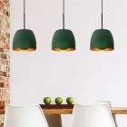 Grüne Pendelleuchte Antik, Nolan