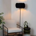 Schwarze Stehlampe Modern, Spencer, mit Schalter