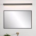 Schwarze Wandleuchte Badezimmer Modern, Alexa, 13W, 3000K LED, IP44