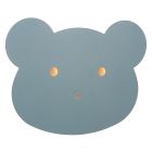 Blaue Kinderzimmer Wandleuchte Modern, Charlie, 5W, dim to warm LED, mit Touch-Dimmer