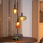 Mehrfarbige Pendelleuchte Retro, Ilona