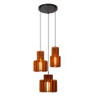 Braune Pendelleuchte Modern, Rollo