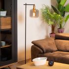 Graue Stehlampe Modern, Joanet, mit Schalter