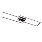 Schwarze Deckenlampe Modern, Arianne, 23W, White Switch LED