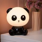Schwarze Kinderzimmer Tischleuchte, Dodo Panda, 3W, 4000K LED
