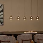 Graue Pendelleuchte Modern, Tamino, 5,6W, 3000K LED