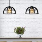 Schwarze Pendelleuchte Modern, Dikra
