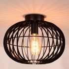 Schwarze Deckenlampe Modern, Reda