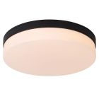 Schwarze Badezimmer Deckenleuchte Kunststoff, Biskit, 24W, 2700K LED, IP44