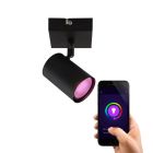 Moderne Smart Deckenleuchte Schwarz, Elena, 4,5W, RGBW