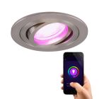 Aluminium Smart Einbaustrahler Chrom, Scott, 4,5W, RGBW