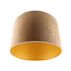 Taupe Lampenschirm Madelyn, Stoff, modern