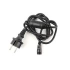 Schwarzes Verbindungskabel, 5 Ampere, maximal 600 Watt