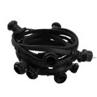 100m Lichterkette, 100 Fassungen