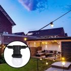 90m Lichterkette mit 180 transparenten Lampen