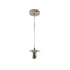 Metall Pendelleuchte ohne Schirm Chrom, Minne