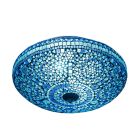 Blaue Mosaik Deckenlampe Orientalisch, Louay