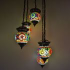 Mehrfarbige Mosaik Pendelleuchte Orientalisch, Amir