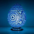 Blaue Mosaik Tischleuchte Orientalisch, Lara