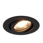 Aluminium Einbaustrahler Schwarz, Onno