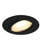 Aluminium Einbaustrahler Schwarz, Rudo