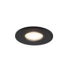 Schwarze Mini Einbaustrahler Aluminium, Philomena, 1,5W, 2700K LED, IP44