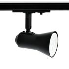 Schwarzer 3-Phasen-Schienenstrahler Sharita, Pro