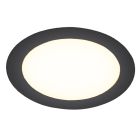 Schwarze Downlight Aluminium, Umbriel, 3W, 4000K LED, IP44