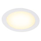 Weiße Downlight Aluminium, Umbriel, 24W, 3000K LED, IP44