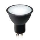 Dimmbare GU10 LED-Lampe Antonie, Schwarz, 7W, 4000K