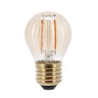 Dimmbare E27 LED-Lampe Bernstein, 2W, 2000K
