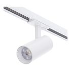 Weiße 1 phase Schienen Lampe Aluminium, Enno, 10W, White Switch LED