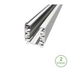 Drehstromschiene, 2 Meter, weiß, Pro