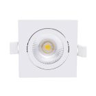 Weiße Downlight Aluminium, Loura, 6W, White Switch LED, IP65