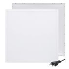 LED-Panel 62x62 - 30 W - weißer Schalter - UGR<19 - Hintergrundbeleuchtung